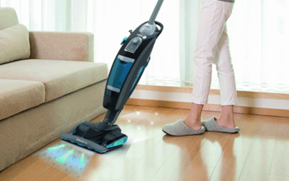 FG. ASPIRATEUR BALAI/VAPEUR NOIR 2en1 - FG1508N – Image 2