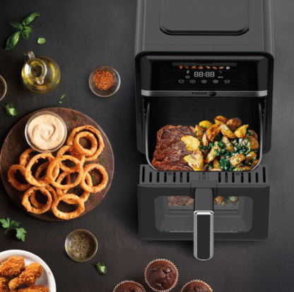 CookingFry 5,8L  Avec fenêtre de visualisation - fgedn6 – Image 2