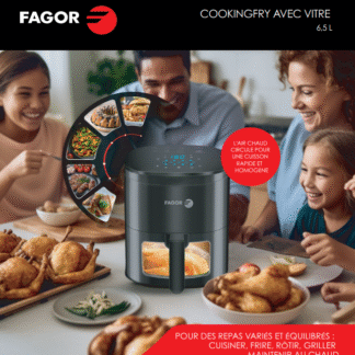 COOKINGFRY AVEC VITRE 6,5 L - FGAF65L