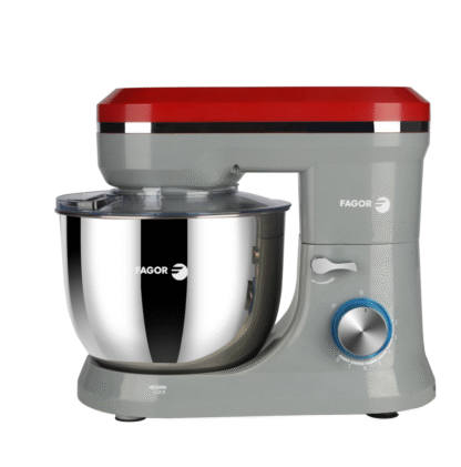 FG. Robot de cuisine 5L 1000W Rouge et Gris avec ligne Chrome - FG110 – Image 3