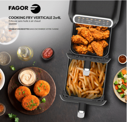 Cooking Fry verticale 2*4L - FG7503 – Image 4