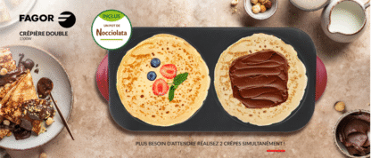 Crêpe Party foyer double 1500W + 1 pot Nocciolata - FG2704NOC – Image 8