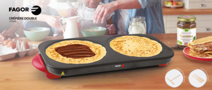 Crêpe Party foyer double 1500W + 1 pot Nocciolata - FG2704NOC – Image 7
