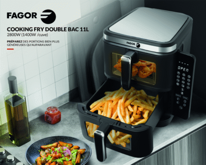 Cooking Fry double bac 11L (5.5Lx2) - FG4011 – Image 14