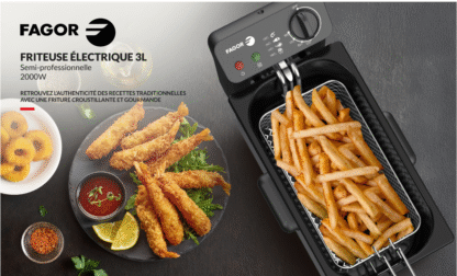 Friteuse électrique Semi-professionnelle 3L - FGF3L – Image 2