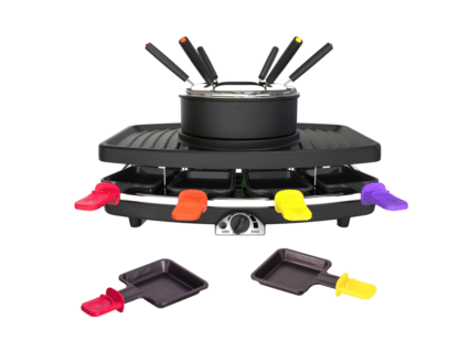 Raclette Grill avec fondue 3en1 1100W - FG816 – Image 6
