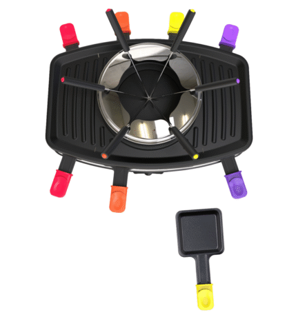 Raclette Grill avec fondue 3en1 1100W - FG816 – Image 5