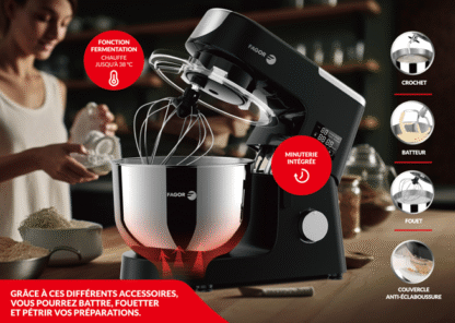 Robot pâtissier avec fonction de fermentation   6.2L - FG3329 – Image 3