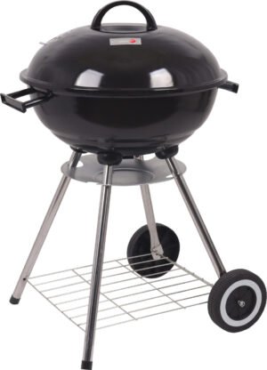 Barbecue charbon de bois noir - sur pattes