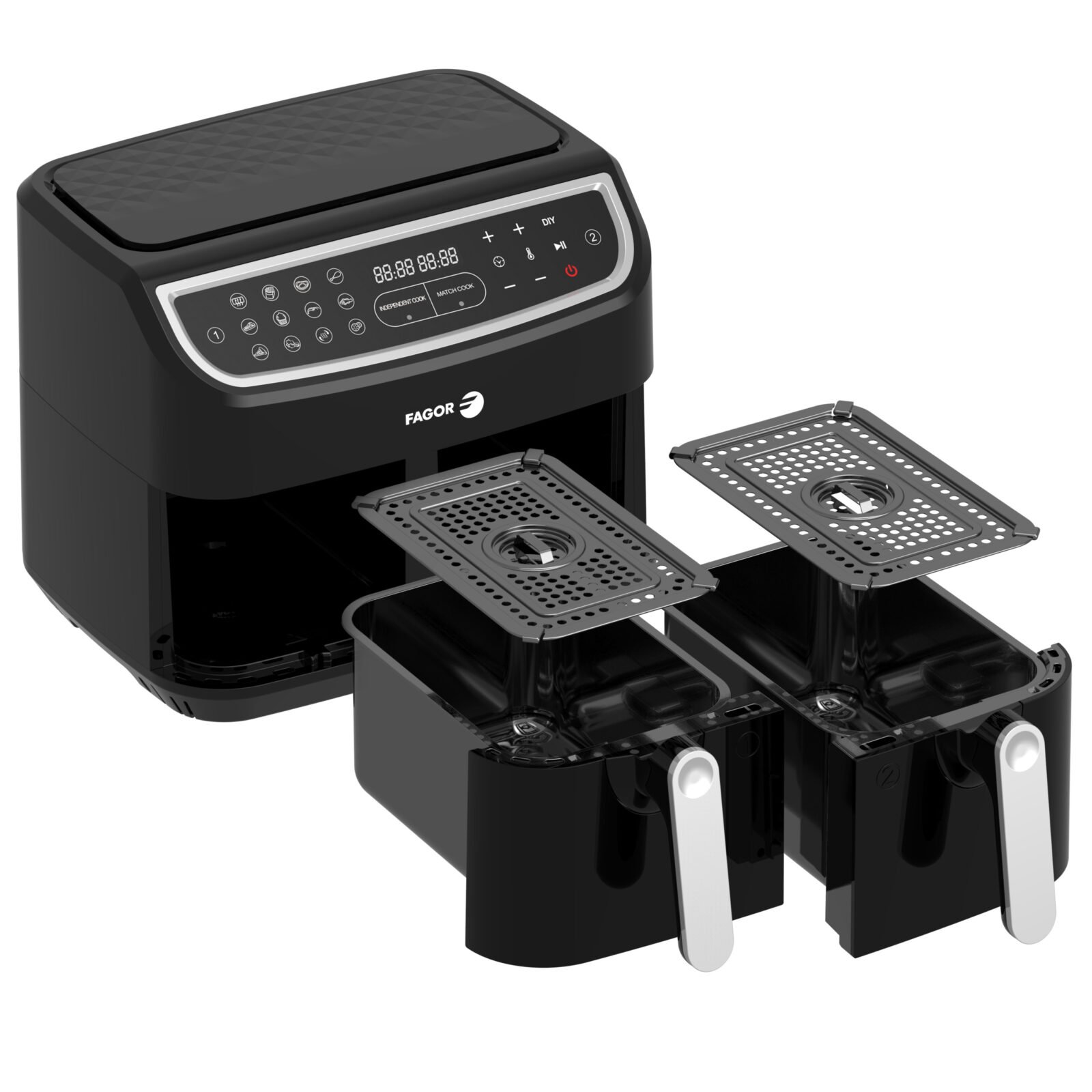 FG. Cuisson Fry Plus Black 9L avec double plateau