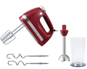 SET BATTEUR avec pied blender ROUGE