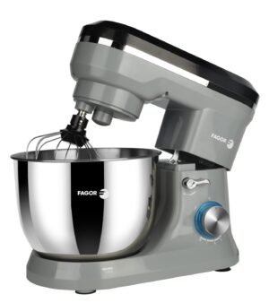 Robot culinaire 5L 1000W Noir et Gris avec ligne Chrome