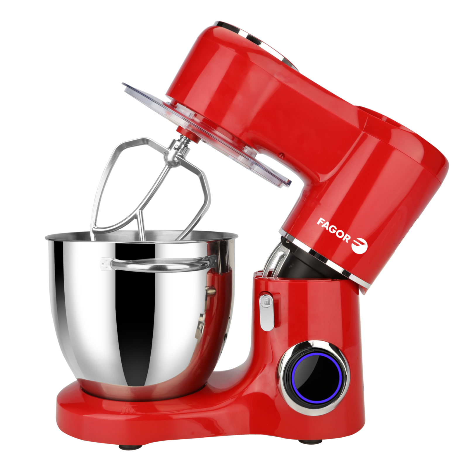 Robot Patissier 6.5L Rouge avec 2 poignées