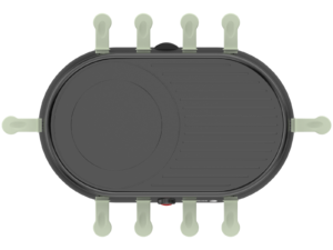 RACLETTE GRILL 3-EN-1 10 personnes - 1450W