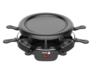 RACLETTE PLANCHA 2-EN-1